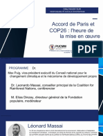 Webinario - El Acuerdo de Paris y La COP26 - Hora de Implementacion - Sept 17