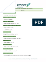 Cronograma de leitura de lei seca com direito constitucional, administrativo, tributário e outros