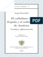 3 - El Castellano de España y El Castellano de América