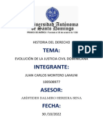 Evolución de La Justicia Civil Dominicana