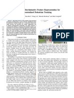 Orientation-Discriminative Feature Representation For Decentralized Pedestrian Tracking