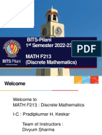 BITS Pilani Discrete Mathematics Notes