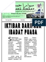 Iktibar Daripada Ibadat Puasa