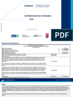 Distribución de utilidades 2021 CORFICOL