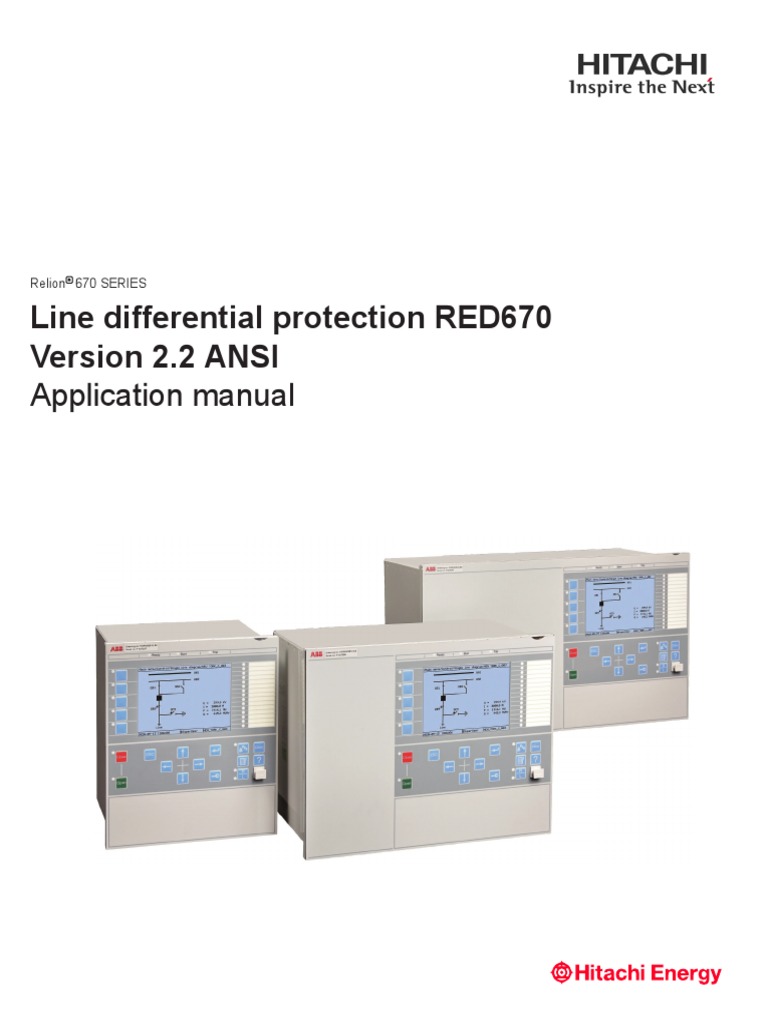 1MRK505376UUS en L Application Manual, Line Differential