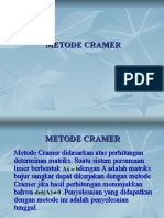 Metode Cramer