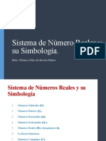 1 Sistema de Número Reales y Su Simbología.