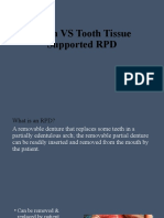 Tooth Vs Tooth Tissue Supported RPD