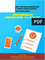 Laporan Survey Proses Pembelajaran Genap 2018-2019