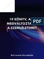 19 Konyv Ami Megvaltoztatta A Szemleletemet - Biros Levente Konyvajanloja