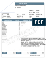 Constancia de Pago: Ingreso Descripción MONTO (S/.) Egreso Descripción MONTO (S/.) Saldo/Adeudos