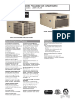 Bard - Roof Top PA-13 Series R410A, Catalogo