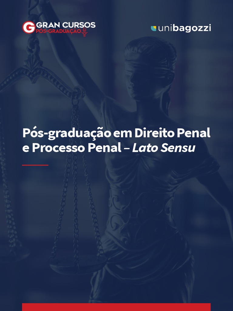 Guia Do Curso Pos Graduacao Em Direito Penal E Processo Penal