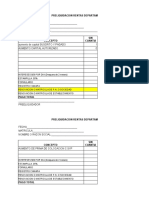 Aumento de Capital Tabla