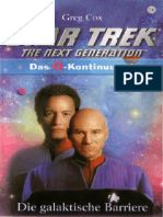 Cox, Greg - (Star Trek, TNG, Das Q-Kontinuum 1) - Die Galaktische Barr (2001, Heyne, 3-453-18785-7,9783453187856)