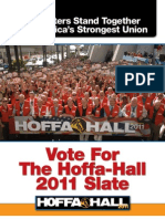 Teamsters Stand Together As America's Strongest Union: Vote For The Hoffa-Hall 2011 Slate