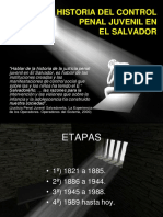 Historia Del Control Penal Juvenil en El Salvador.