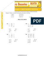 Fichas de Analogias y Distribuciones para Sexto de Primaria