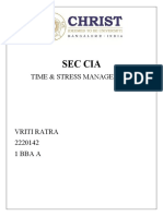 SEC CIA Time Management