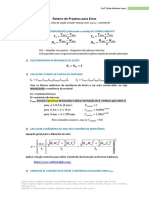 Novo Roteiro de Projetos para Eixos