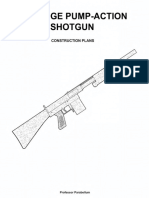 12 Gauge Pump-Action Shotgun Construction Plans