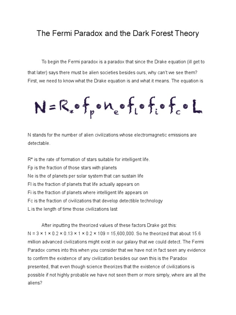 Three Body Problem Dark Forest Theory Reddit