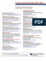 DePaul University Job & Internship Fairs 2011-2012