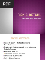 Lecture 7-Risk & Return