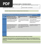 BBA Capstone Weekly Progress Report Template