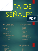 Lista de Señales