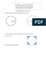 Cálculo de área e perímetro de figuras geométricas