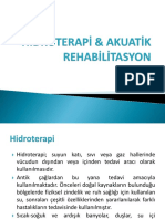 HİDROTERAPİ 2. Hafta