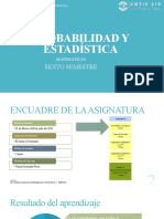 Encuadre de La Asignatura Probabilidad y Estadística