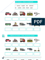 Vocabular Mijloace de Transport