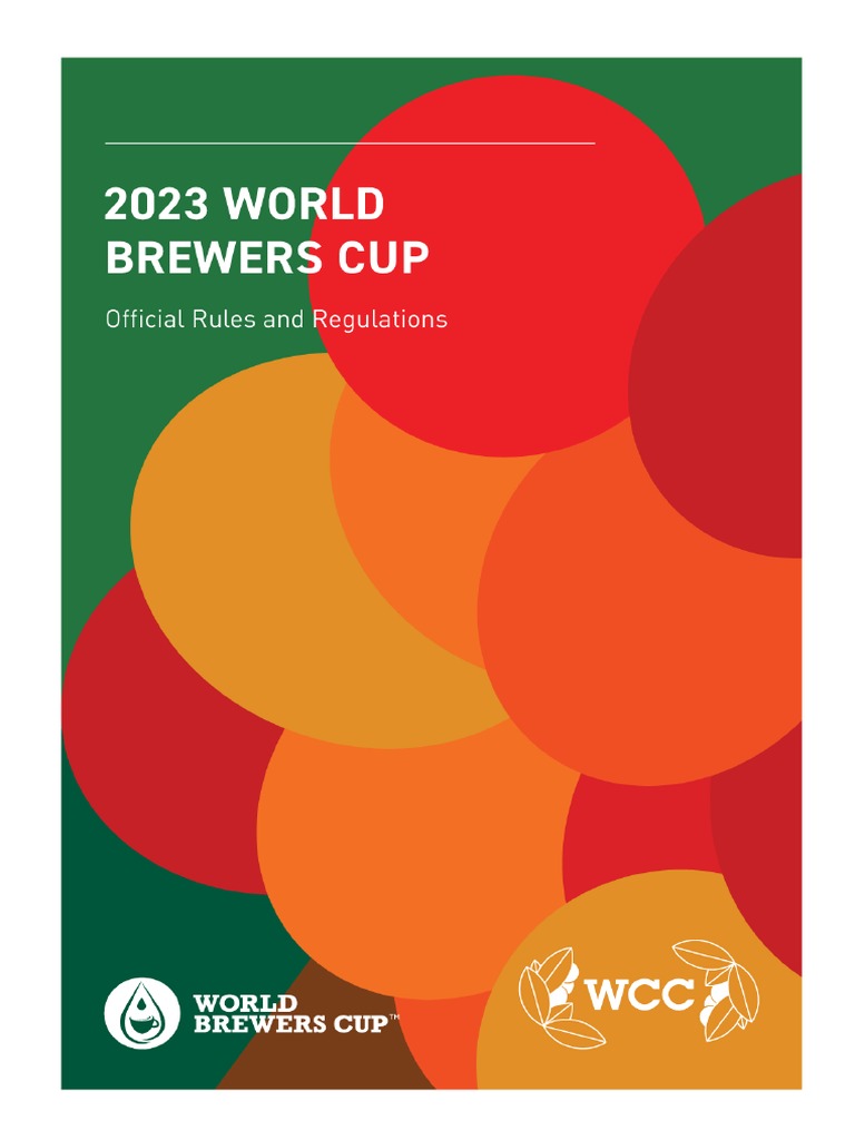 2023 WBRC Rules and Regulations PDF Coffee Drink
