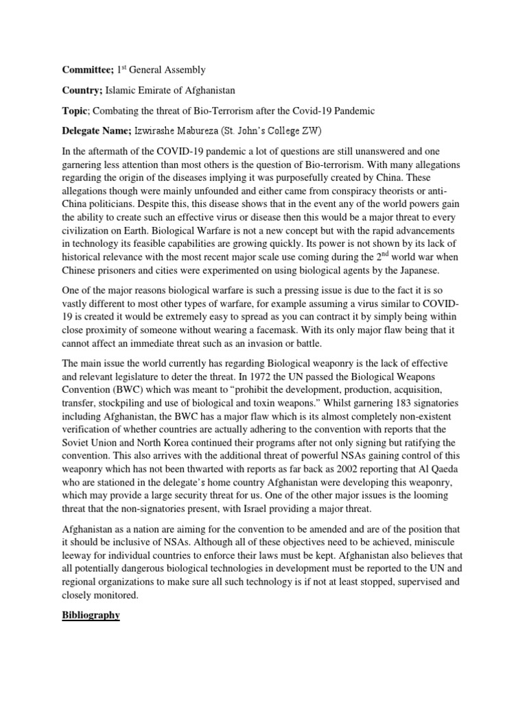 Amun 2022 delegation of afghanistan ga1 position paper 2