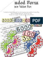 Printable Place Value Game