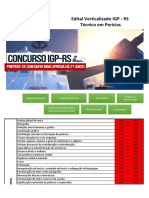 Edital Verticalizado IGP Técnico - em - Perícias