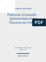 Teoria Politica Miethke Alemão