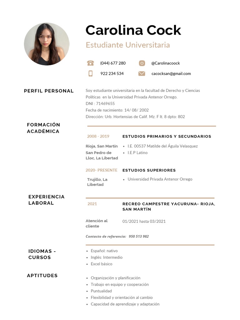 Modelo de CV | PDF
