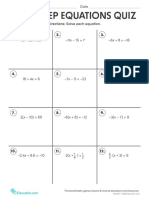 Equations LVL 1