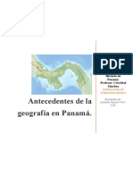 Antecedentes de La Geografía en Panamá