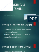 Buying Train Tickets and Making Reservations