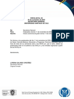 CIRCULAR No 09 CAMBIO DE HORA GRADOS 11-11-2022