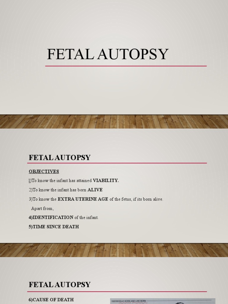 Fetal Autopsy PDF Fetus Autopsy