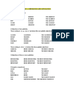 Adjectives Theory