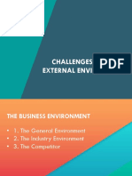 Strategic Analysis of External Business Environment