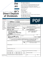 Direct Dividend Deposit