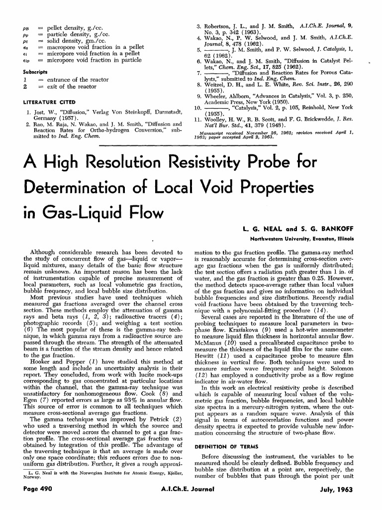 1963 - Neal & Bankoff - A High Resolution Resistivity Probe For ...