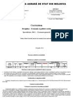 Economie Şi Politici Sociale